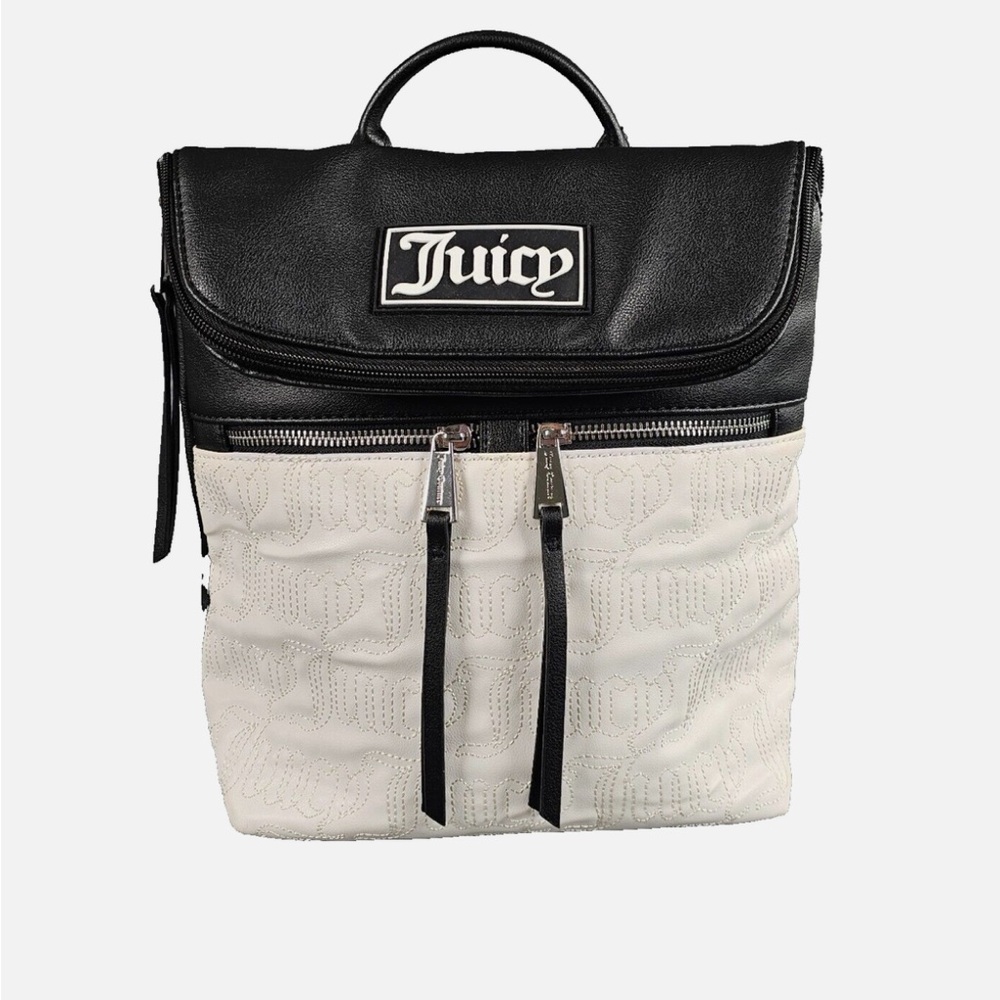 Juicy Couture Black and Cream Men's Backpack